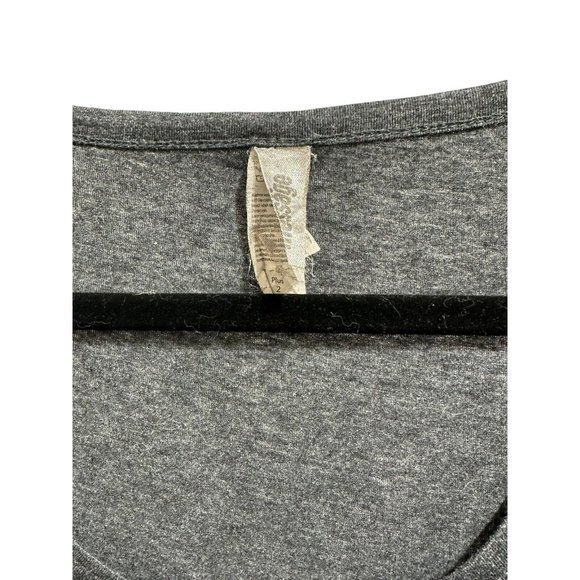 Instant Message Woman Heather Charcoal Dahlia Tank Loose Plus 2 - Picture 4 of 7